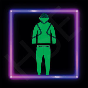 Conjunto Deportivo Personalizado para Hombre, Sudadera con Capucha y Cremallera, Conjunto Deportivo para Hombre de Algodón Grueso con Lavado Ácido - Product Image 2