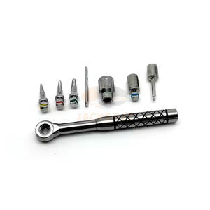 ชุดผ่าตัดยกกระชับกระดูกไซนัสยกกระชับกระดูกทำฟันเว้าตรงสแตนเลส - Product Image 6