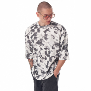 Camisetas para Hombre, Camisetas Extra Grandes de Algodón Grueso, Cuello Redondo, Transpirables, de Manga Corta, de Color Liso - Product Image 4