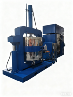 Disperseur robuste de 1000 L avec moteur AC et pompe pour matériaux chimiques à haute viscosité, scellants, adhésifs, produits alimentaires