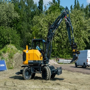 Condición Premium Usado Nuevo Hyundai HW100A Excavadora sobre orugas Garantía de 5 años Bomba de motor PLC Alta eficiencia Competitiva - Product Image 5