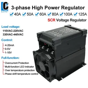 Bộ Điều Chỉnh Điện Áp 3 Pha 380VAC 30A <span class=keywords><strong>SCR</strong></span> 4-20ma, 0-10V, 1-5V - Product Image 2