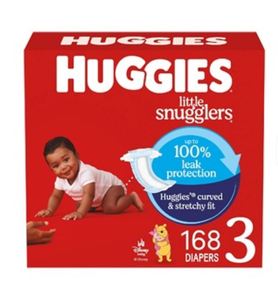 Meilleures ventes de couches Huggies Little Movers taille 3 (16-28 lbs) 168 couches à prix réduit - Product Image 1