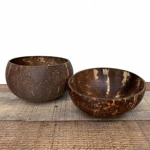 Bols en noix de coco naturelle du Vietnam sculptés à la main pour l'exportation - Product Image 2