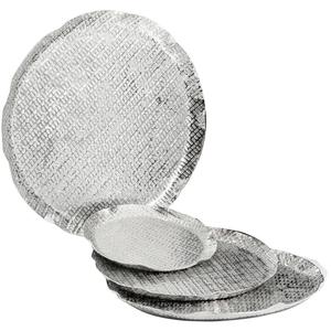 Gâteau alimentaire Dessert plateau de service plateau en métal nickelé moderne de luxe personnalisable utilisation polyvalente meilleure qualité - Product Image 1