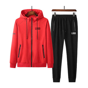 Chándal de entrenamiento deportivo para hombre, conjunto de dos piezas con cremallera personalizada de verano, chándal de alta calidad para hombre - Product Image 3