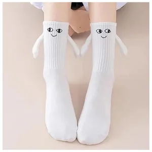 Couple's Breathable and <b>Warm</b> Jacquard <b>Socks</b> with Custom Logo Novelty Print Design for Daily Use for All Seasons - Product Image 1