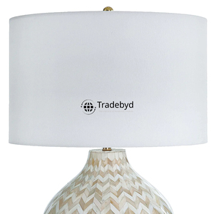 Lámpara LED Decorativa Hecha a Mano con Incrustaciones de Hueso, Base E26, Alimentación CA, Iluminación Regulable Ecológica para Decoración Moderna del Hogar - Tradebyd - Product Image 6