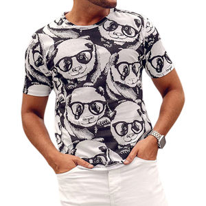 Camiseta lavada 100% algodón personalizada de fábrica al por mayor para hombre, camisetas con estampado sólido por sublimación completa con servicio Oem - Product Image 2
