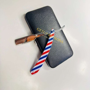 Single <b>Blade</b> Stainless Steel Men's Wet Shaving Professional Safety <b>Razor</b> multi color design Spine Customizable Private Label - Product Image 5