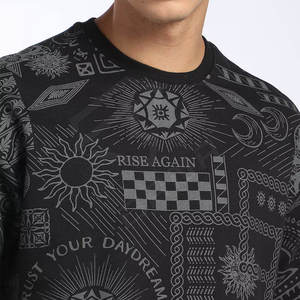 เสื้อยืดขนาดใหญ่สำหรับผู้ชายและทุกเพศเสื้อยืดแฟชั่นตัวยาวออกแบบโลโก้ได้ตามต้องการ - Product Image 5