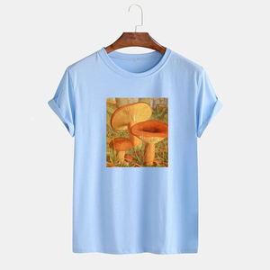 Venta al por mayor 100% algodón hombres camisetas Simple moda Casual estilo nuevos estilos mejor calidad - Product Image 3