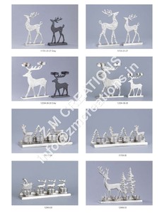 Portavelas de Cristal con Diseño de Reno Plateado, Decoración Ideal para Suministros Navideños - Product Image 4