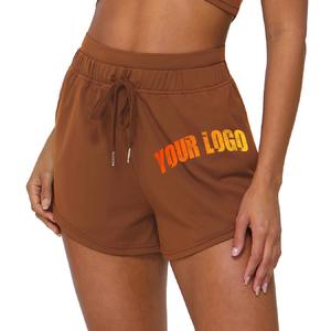 Pantalones cortos cómodos de material de algodón para mujer, pantalones cortos OEM de alta calidad al por mayor para mujer, pantalones cortos de sudor ligeros - Product Image 4