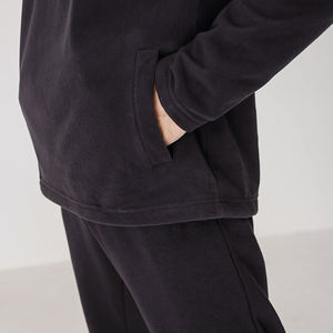 Pull en éponge français poids lourd 500 GSM épais goutte épaule vierge personnaliser surdimensionné à capuche hommes sweats à capuche - Product Image 5