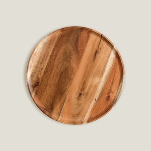 Assiettes à manger en acacia, vaisselle en gros, service d'assiettes en bois, plats en bois pour repas faits maison - Product Image 6