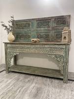 Table console en bois meubles anciens Design unique Table console en bois de haute qualité pour la maison Villa appartement ou bar pour la décoration