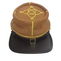 Gorra Histórica del Imperio Austro-Húngaro, Elaborada en Lana Fina con Costuras Detalladas, Perfecta para Eventos Históricos y de Disfraces