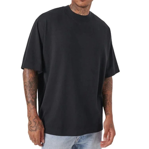 Camisetas Extra Grandes Personalizadas para Hombre, de Algodón Grueso de 300 g/m², con Hombros Caídos, Lisas, para Hombre, con Impresión Personalizada - Product Image 1