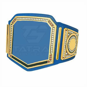 Trending Design OEM Services Custom Design Lightweight Leather Unisex <b>Wrestling</b> Belts with Customizable Colors and Sizes - Product Image 2