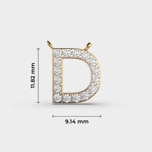 Pendentifs et breloques de joaillerie fine, pendentif dynamique en moissanite D avec chaîne en diamant, bijoux hip-hop faits à la main, plaqué or platine - Product Image 3