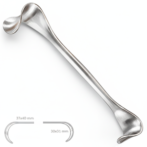 เครื่องถ่างเนื้อเยื่อแบบพรีเมียมสำหรับการผ่าตัดทั่วไป ดีไซน์สองด้านพร้อมใบมีดเว้าเพื่อความแม่นยำในการผ่าตัดสูงสุด - Product Image 1