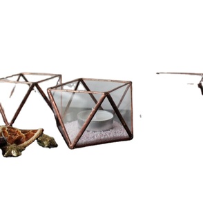Set of 3 Glass Vintage Candle Holders Wedding Table Wedding <b>Decor</b>, Home <b>Decor</b> Colorful Frosted Amber Black Clear <b>Valentine</b> Print - Product Image 1