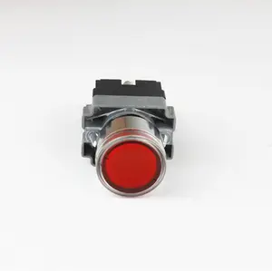 IP40 ZB2 22mm rund flach mit LED10A Reset & selbstsicher nder NC/NO-Druckknopf schalter von 24V