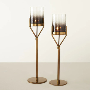 Hot Selling Unique Designed Metal <b>Candle</b> <b>Holders</b> & Jars Set Of-2 for <b>Dinner</b> Room <b>Candle</b> <b>Holders</b> with Stylish Features - Product Image 2