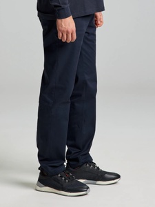 กางเกงชิโน่ผู้ชายไซส์ใหญ่ เอวกลาง ทรงตรง ลายสก็อต สไตล์ลำลองสำหรับธุรกิจ ทรงเข้ารูป สวมใส่สบาย ซิปหน้า สไตล์สตรีทแฟชั่น - Product Image 5