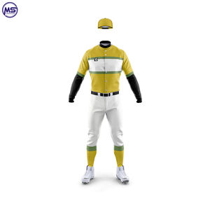 Pakistán hizo diseño OEM ODM 2025 mejor calidad diseño personalizado logotipo uniforme de béisbol para unisex - Product Image 3