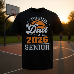 Maglietta di Laurea Basket 2026 per Papà Orgoglioso - Regalo Promozionale Personalizzabile - Product Image 3