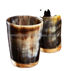 Diseño clásico Nueva calidad premium Tazas de cuerno para beber Fabricación de tazas artesanales de lujo - Product Image 2