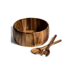 Cuenco de madera ecológico de alta calidad, diseño personalizable hecho a mano, arte moderno, estilo antiguo, venta al por mayor, cuencos de ensalada y sopa - Product Image 2