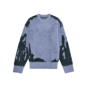 Sudaderas de cuello redondo de Mohair de algodón 100% para hombre de último estilo de alta calidad para impresión digital de invierno servicios OEM disponibles - Product Image 4