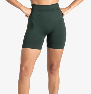 Vente en gros personnalisée : Legging athlétique sans couture à couture en V, taille haute, effet push-up fessier, en coton élasthanne, pour entraînements par temps chaud - Product Image 3