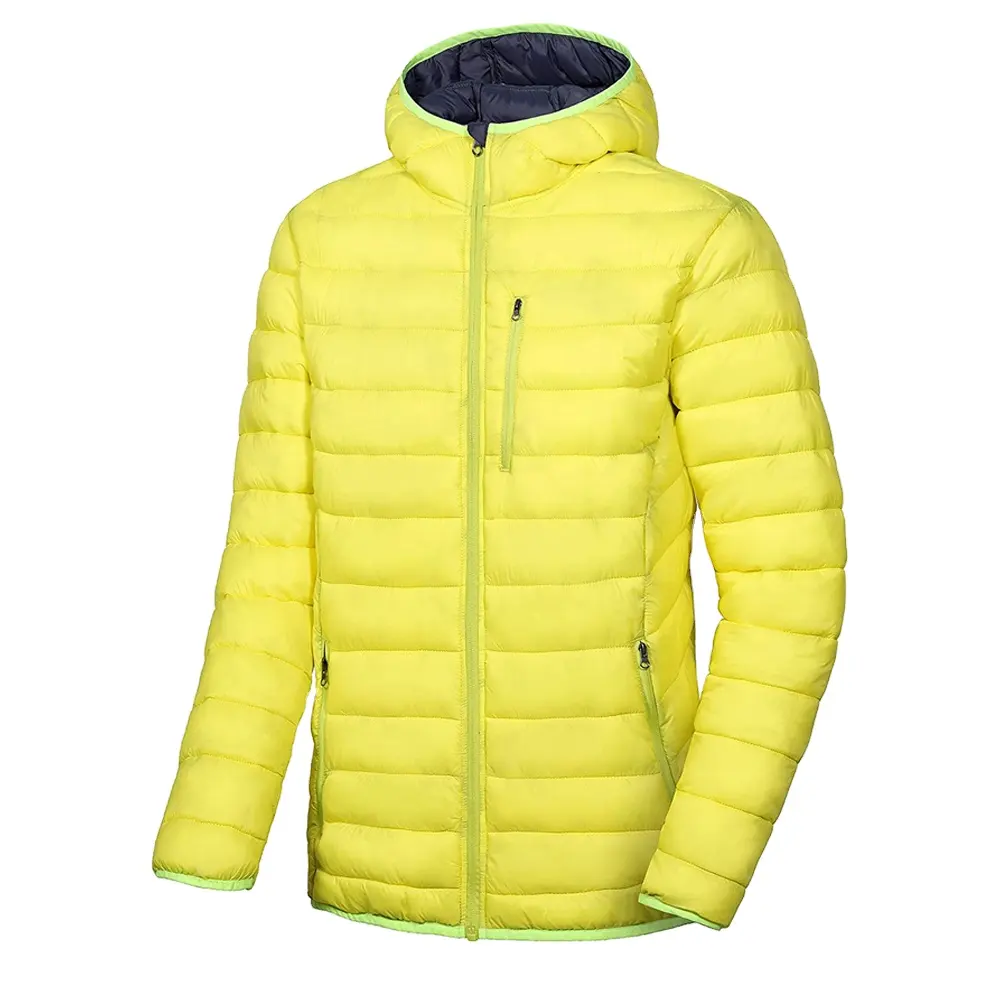 Casaco de inverno Puffer jaqueta Atacado OEM Custom Made Novo Estilo Brilhante Bolha dos homens Puffer Down Jacket rápido seco e respirável