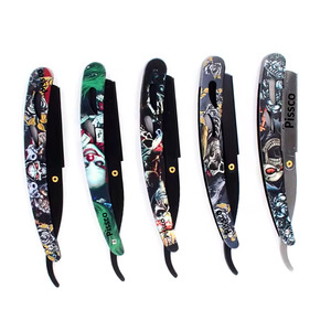 Navaja de Afeitar Recta para Barbería, Cuchilla de Afeitar para Cortar el Cabello, Cuchilla Intercambiable, 1 Unidad - Product Image 5