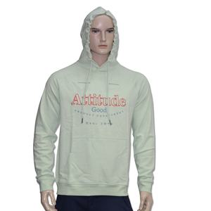Venta al por mayor logotipo personalizado para hombre negro moda manga larga en blanco pulóver algodón Sudadera con capucha cantidad de impresión OEM personalizado - Product Image 6
