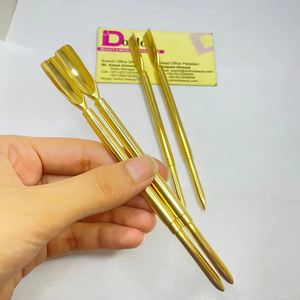 ที่ดันเล็บสองชั้นเคลือบเงาทองออกแบบโลโก้ได้ตามที่ต้องการ - Product Image 1