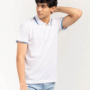 Chemise à col avec logo personnalisé de haute qualité Polo de golf t-shirt 100% coton T-shirts polo unis pour hommes 2025 - Product Image 6