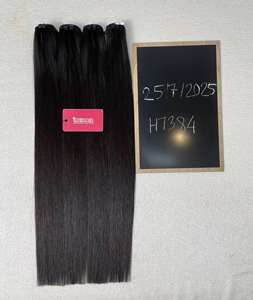 Paquetes de cabello humano recto de hueso vietnamita crudo sin procesar, cutícula alineada, proveedor de cabello virgen, paquetes de cabello de trama - Product Image 1