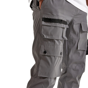 Pantalones de hombre de alta calidad frescos y cómodos, pantalones Cargo lavados, diseño elegante transpirable, pantalones Cargo para hombre recién llegados - Product Image 4