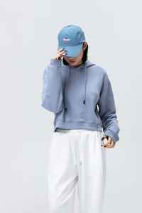 Sweats à capuche en coton 350GSM élégants Sweatshirts unisexes Vêtements confortables et durables Prix d'usine Vente en gros sur mesure - Product Image 2