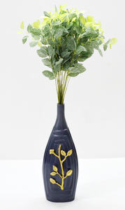 Florero de mesa de decoración navideña caliente con forma de botella de tallo de latón estilo moderno de Metal hogar boda y decoración de fiesta jarrón - Product Image 3