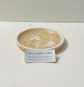 Vajilla de resina Premium blanca y rosa exclusiva y de alta calidad, cuenco de cena, cuenco de resina rosa para servir a los mejores precios disponibles - Product Image 5