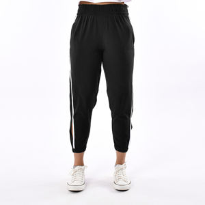 Pantalones de chándal unisex con abertura lateral estampada para mujer de cintura alta para mujer - Product Image 2