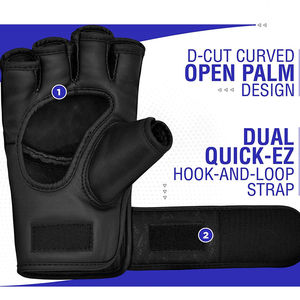 ODM ถุงมือชกมวยระบายอากาศได้ดีทำจากวัสดุหนัง - Product Image 4