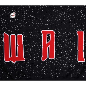 Streetwear Custom 380 to 500gsm Men's Cotton Fleece Hoodie with Rhinestones and <b>Applique</b> Embroidery Oversized Hoodies - Product Image 3