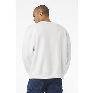 Sudadera Blanca 100% Algodón de Corte Holgado para Invierno, para Personalización y Merchandising con Impresión Digital - Product Image 4